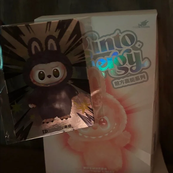 Pop Mart Authentic Labubu Monsters Big Into Energy Plush Secret ID NEW - Picture 3 of 7